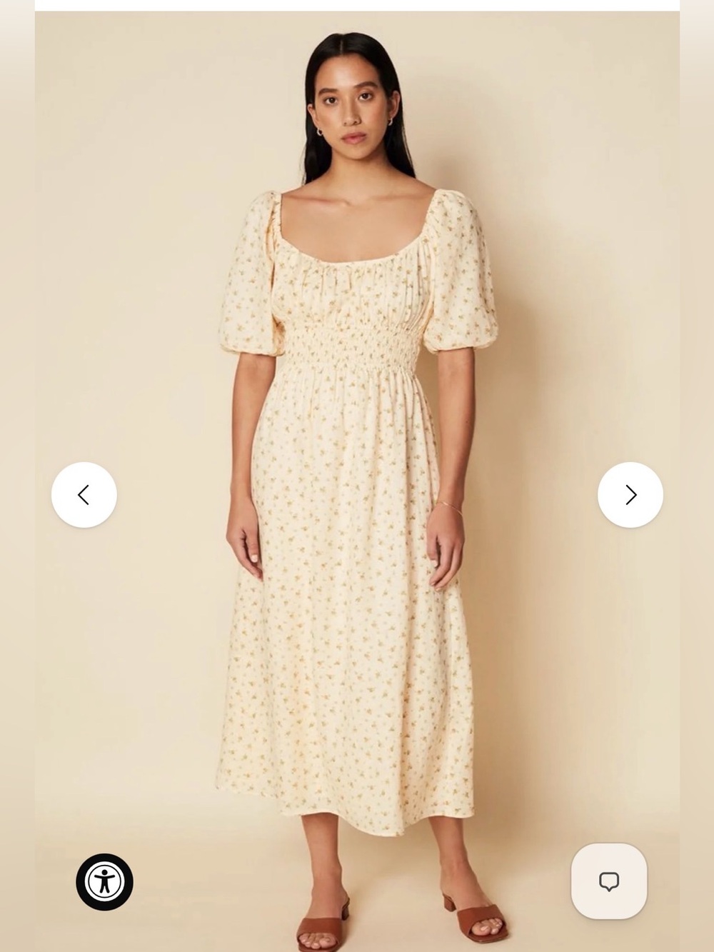 Faithfull the Brand Rowena Floral Shay Linen Dress